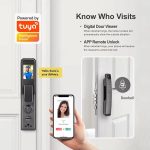 Enrique Tuya 3D Face Recognition Waterproof Smart Entrance Lock WiFi App Control Biometric Grade Security Aluminum Alloy for /Black/Grey/Bronze - Image 3