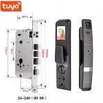 Enrique Tuya 3D Face Recognition Waterproof Smart Entrance Lock WiFi App Control Biometric Grade Security Aluminum Alloy for /Black/Grey/Bronze - Image 4