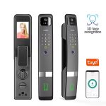 Enrique Tuya 3D Face Recognition Waterproof Smart Entrance Lock WiFi App Control Biometric Grade Security Aluminum Alloy for /Black/Grey/Bronze - Image 5
