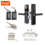 2026Factory Price Tuya Smart WiFi Fingerprint Door Lock with Cats Eye Camera + Screen HR06P - Image 5
