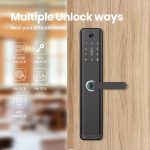 H12-PBest Selling Security Keyless NFC Password Hotel Electronic Cat Eye Screen Fingerprint Locks Smart Door Locks - Image 3