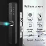 Automatic Security Safe Smart Door Lock TTlock Tuya WiFi App Remote Control Smart Lock for Front Door Fingerprint - Image 3