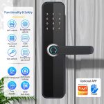 Automatic Security Safe Smart Door Lock TTlock Tuya WiFi App Remote Control Smart Lock for Front Door Fingerprint - Image 6