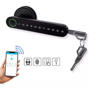 Enrique Tuya Factory Price Smart Handle Lock Home Electronic Tuya App Digital Smart Gate Sale Electric Lock Smart Door Lock