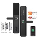 Eseye Tuya Zigbee WiFi Fingerprint Digital Password Apartment Home Room Lock App Smart Wooden Door Lock Remote Unlock Waterproof - Image 2