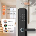 Eseye Tuya Zigbee WiFi Fingerprint Digital Password Apartment Home Room Lock App Smart Wooden Door Lock Remote Unlock Waterproof - Image 3