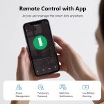 Eseye Tuya Zigbee WiFi Fingerprint Digital Password Apartment Home Room Lock App Smart Wooden Door Lock Remote Unlock Waterproof - Image 5
