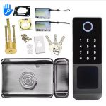 Waterproof Electronic Fingerprint Password Intelligent Lock for Steel Door Support Tuya TTLock App - Image 4