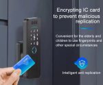 IP65 Security Tuya Bluetooth Wifi Face Recognition Fingerprint Smart Door Lock Password Card Digital Door Lock - Image 2