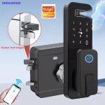 Fingerprint Lock 3D Face Recognition Tuya WiFI App Waterproof Outdoor Gate Passcode Rfid Card Keyless Electronic Smart Door Lock - Image 2