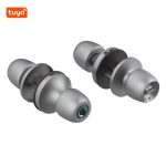 Cost Effective TUYA APP Smart Home System Keyless Fingerprint Smart Lock Round Door Knob for Wood Door Aluminum Alloy - Image 5
